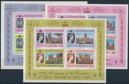 ** 1977-  1979  II. Elizabeth 5 Klf Blokk 2db Stecklapon - Other & Unclassified