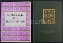 Anheuser: A Kereszteny Vilag Belyegeken 1965 + Miriam: Sz?z Maria A Vilag Filateliajaban 1961 - Other & Unclassified