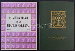 Anheuser: A Kereszteny Vilag Belyegeken 1965 + Miriam: Sz?z Maria A Vilag Filateliajaban 1961 - Altri & Non Classificati