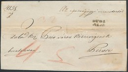 ~1848 Hivatalos Level / Official Cover 'BUDA' - Pecs - Other & Unclassified