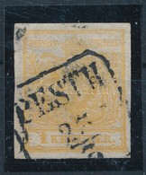O 1850 1kr HP I Sargasokker Alul Ivszeli Nyomat ,,PESTH' Certificate: Ferchenbauer - Altri & Non Classificati