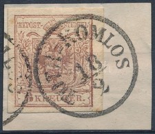 1850 6kr Nagy Lemezhiba 'TOTH-KOMLOS' - Altri & Non Classificati