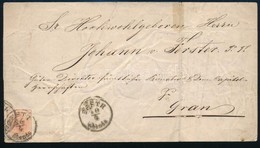 ~1854 Level 3kr Bermentesitessel 'PESTH / Abends' - Esztergom - Other & Unclassified