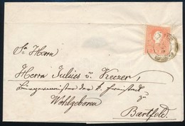 1858 Level 5kr Bermentesitessel 'EPERJES' - 'BARTFELD' - Other & Unclassified