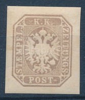 * 1863 Hirlapbelyeg 1870-es Ujnyomata. Meghatarozas: Strakosch - Other & Unclassified