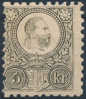 ** 1871 Reznyomat 5kr Probanyomat Barnasszuerke Szinben (javitott Gumi/ Repaired Gum) - Other & Unclassified