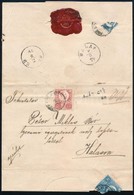 1874 Ajanlott Level 5kr + 10kr Bermentesitessel 'MELYKUT' - 'HALAS' (10kr Szettepve) - Autres & Non Classés