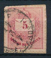 1874 5kr Koszoru-, Felirat- Es Gyoengyjavitassal (ex Lovasz) - Autres & Non Classés