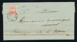 1875 Level Szinesszamu 5kr Bermentesitessel 'BEKESCSABA / VAROS' - 'HALAS' - Altri & Non Classificati