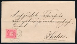 1881 Szinesszamu 5kr Levelen 'DUNA PATAJ' - Sonstige & Ohne Zuordnung