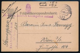 1916 Tabori Posta Levelez?lap 'K.u.K. Feldjaeger Baon Nr. 24 Rdf. Komp.' , 'M. Kir. 1. Honved Kerekparos Szazad' , 'K.u. - Sonstige & Ohne Zuordnung