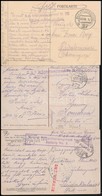 1916-1918 3 Db Tabori Posta Kepeslap A Lengyel Es Ukran Terueletr?l '27' , '272' , '648' - Andere & Zonder Classificatie