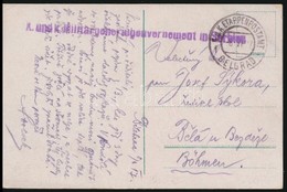 1917 Tabori Posta Kepeslap 'K.und K. Militargeneralgouverment In Serbia' , 'K.u.K. ETP BELGRAD' - Other & Unclassified