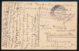1917 Tabori Posta Levelez?lap 'S.M.S. Kaiser Karl VI.' - Andere & Zonder Classificatie