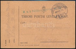 1917 Tabori Posta Levelez?lap 'K.u.k. Feldjaegerbataillon No.28. Post' + 'TP 433 A' - Andere & Zonder Classificatie