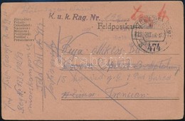 1918 Tabori Posta Levelez?lap 'FP 474 B' - Andere & Zonder Classificatie