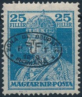 ** Debrecen I. 1919 Karoly 25f Fekete Feluelnyomassal Bodor Vizsgalojellel (20.000) - Other & Unclassified