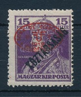 ** Debrecen I. 1919 Karoly/Koeztarsasag 15f Piros Feluelnyomassal, Garancia Nelkuel (55.000) - Other & Unclassified