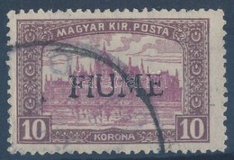 O Fiume 1918 Parlament 10K Garancia Nelkuel (min 60.000) - Other & Unclassified