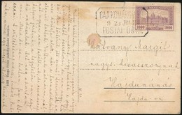 1924 Kepeslap 'BAJ KOMAROMI VM.' Postauegynoeksegi Belyegzessel - Sonstige & Ohne Zuordnung