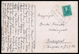 1935 Kepestlap 'BALATON UDVARI' Postauegynoeksegi Belyegzessel - Other & Unclassified