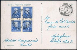 1938 Kepeslap 16f Bermentesitessel, BEREGSZASZ VISSZATERT Belyegzessel - Other & Unclassified