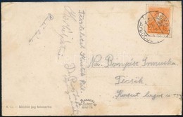 1940 Kepeslap Ketnyelv? 'DOMBO' Belyegzessel Tecs?re Kueldve - Other & Unclassified