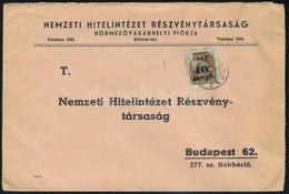 1945 (3. Dijszabas) Tavolsagi Level Kisegit? 10P/80f Bermentesitessel - Sonstige & Ohne Zuordnung