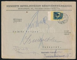 1945 (3. Dijszabas) Helyi Level Kisegit? 6P/50f Bermentesitessel - Other & Unclassified