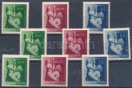 ** 1946 Parasztnapok 3 Db Sor (9.000) - Altri & Non Classificati