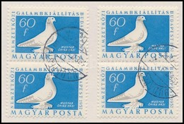 O 1958 Galambok 60f Parban, A Szuerke Szin Elcsuszasaval - Other & Unclassified