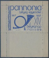 ** 1937/2cb Pannoniai Belyegegyesuelet Emlekiv (10.000) - Other & Unclassified