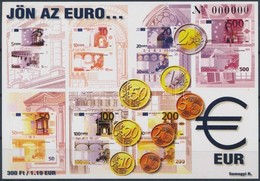 ** 2001/50 Joen Az Euro... Emlekiv Nullas Sorszammal! (csak Nehany Peldany Letezik) - Other & Unclassified