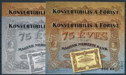 ** 2001/20 Konvertibilis A Forint 4 Db-os Emlekiv Garnitura Azonos Sorszammal (20.000) - Other & Unclassified
