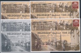 ** 2004/13 Holocaust Emleknap 4 Db-os Emlekiv Garnitura Azonos Sorszammal (20.000) - Altri & Non Classificati