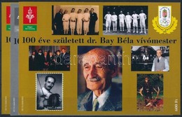 ** 2007 100 Eve Szueletett Dr. Bay Bela Vivomester 3 Db-os Emlekiv Garnitura - Other & Unclassified
