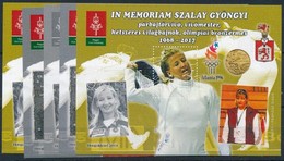 ** 2018 In Memoriam Szalay Gyoengyi 5 Db-os Emlekiv Garnitura - Other & Unclassified