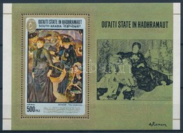 ** 1967 Auguste Renoir Festmenyei Blokk Mi 17A - Sonstige & Ohne Zuordnung