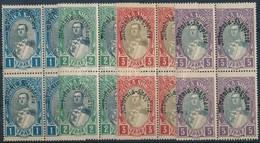 ** 1928 Forgalmi Zaro Ertekek Negyes Toembben Mi 195-198 (198 Betapadas Nyomok) - Other & Unclassified