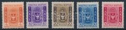 * 1940 Cimerek Porto Sor Mi 35-39 - Sonstige & Ohne Zuordnung