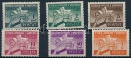 ** 1946 Balkan Jatekok Sor 6 Erteke Mi 408-414 (hianyzik/missing Mi 412)(betapadasnyomok) - Sonstige & Ohne Zuordnung