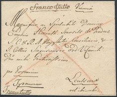 1798 Franco Level Becsb?l L?csere / Cover From Vienna To Leutsovie 'vel Ibi Ubi' - Autres & Non Classés