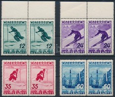 ** 1936 FIS VB, Innsbruck Sor Parokban Mi 623-626 - Autres & Non Classés