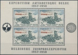 ** 1957 Antarktisz Expedicio Blokk Mi 25 - Sonstige & Ohne Zuordnung