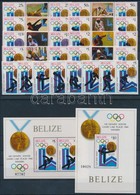 ** 1979 Teli Olimpia, Lake Placid Fogazott Sor Ivkoezepreszes Parokban + Vagott Sor Mi 501-508 A, B + Blokk 20-21 - Sonstige & Ohne Zuordnung