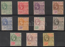 * 1921 Forgalmi Belyeg Sor / Definitive Stamp Set Mi 140-150 (24c Pici Sarokhiba /short Corner) - Otros & Sin Clasificación