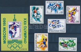 ** 1979 Olimpia Sor Mi 2800-2805 + Blokk Mi 93 - Sonstige & Ohne Zuordnung