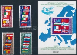 ** 1982 Europai Biztonsagi Konferencia Sor Mi 3138-3141 + Blokk Mi 129 - Altri & Non Classificati