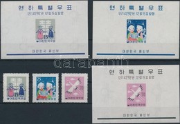 ** 1959 Karacsony Es Kinai Ujev Sor Mi 296-298 + Blokk 139-141 - Altri & Non Classificati