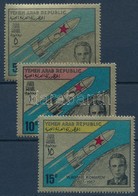 ** 1968 Komarow ?rpilota Halalanak Els? Evforduloja (I.) Sor Mi 710-712 - Other & Unclassified